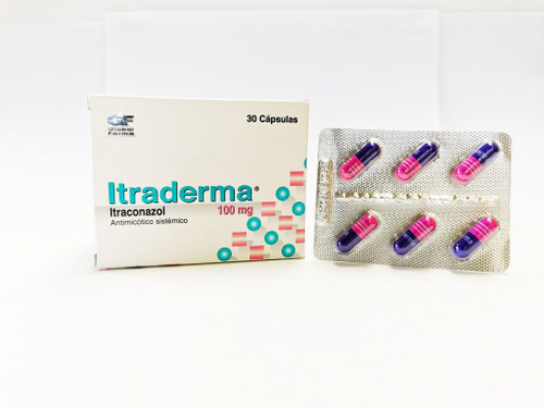 Itraderma 100mg Global Pharma 1 de 30 Capsulas