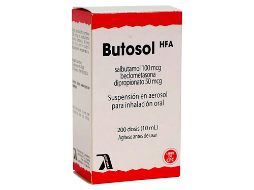 Butosol HFA 100MCG Suspensión 200 Dosis 10ML FV