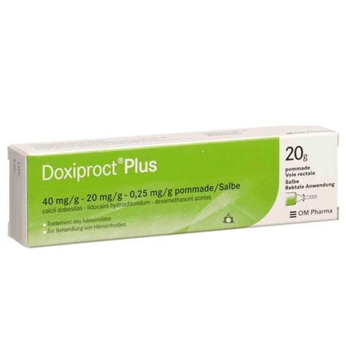 Doxiproct Plus Pomada Tubo 20GR FV