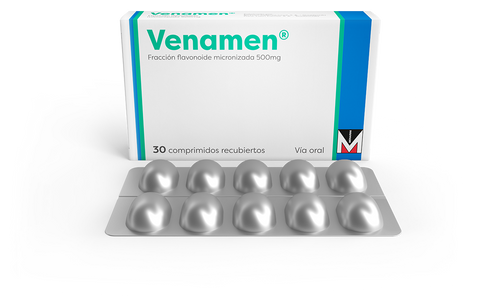 Venamen 500MG Caja x 30 Comprimidos FV