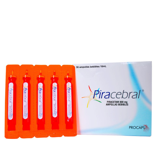 Piracebral 800MG/10ML x 30 Ampollas Bebibles FV