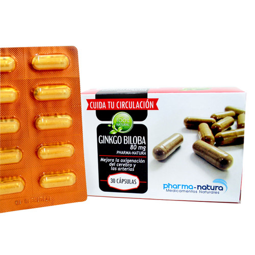 Ginkgo Biloba Pharma Natura 80MG x 30 Cápsulas FV
