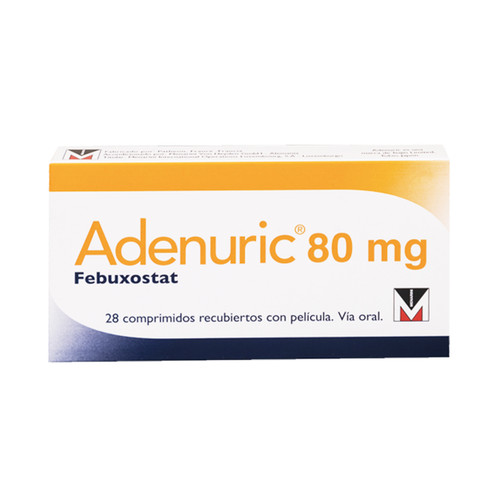 Adenuric 80MG x 28 Comprimidos FV