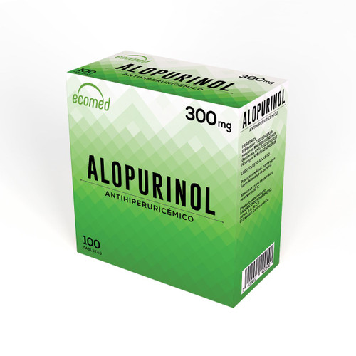 Alopurinol 300 Ecomed 1 de 10 Blisters Por 10 Tabletas