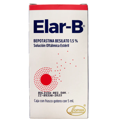 Elar-B Solución Oftálmica Estéril 5ML FV