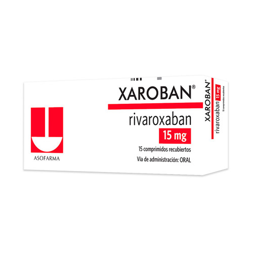 Xaroban 15mg 15 Comprimidos Recubiertos