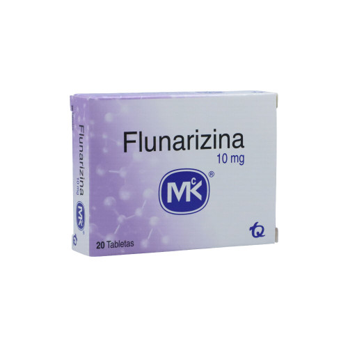 Flunarizina MK 10MG x 20 Tabletas FV