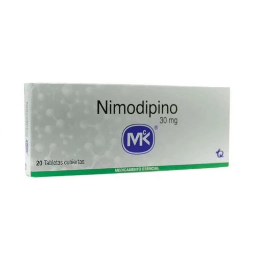 Nimodipino MK 30MG x 20 Tabletas FV