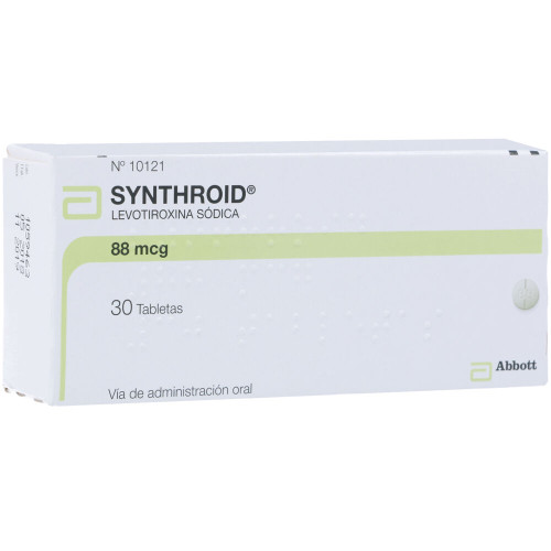 Synthroid 88MCG x 30 Tabletas FV