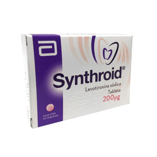 Synthroid 200MCG x 30 Tabletas FV
