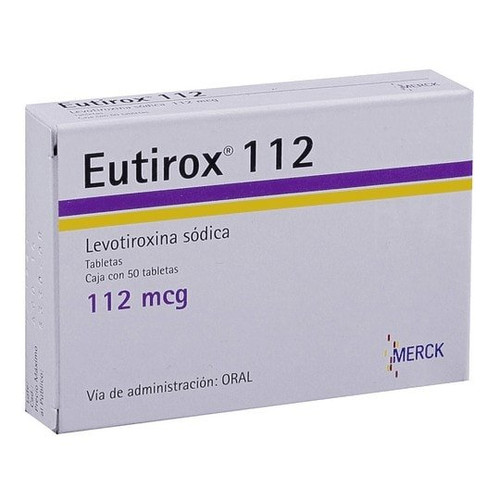 Eutirox 112MCG x 50 Tabletas FV