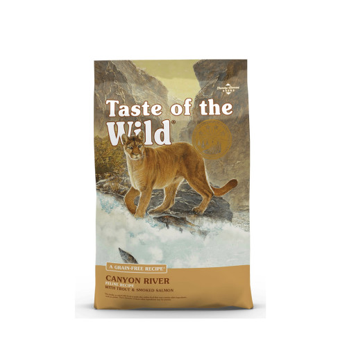 Comida Para Gato Adulto Cayon River Trucha Y Salmón 6.6 Kg Taste Of The Wild