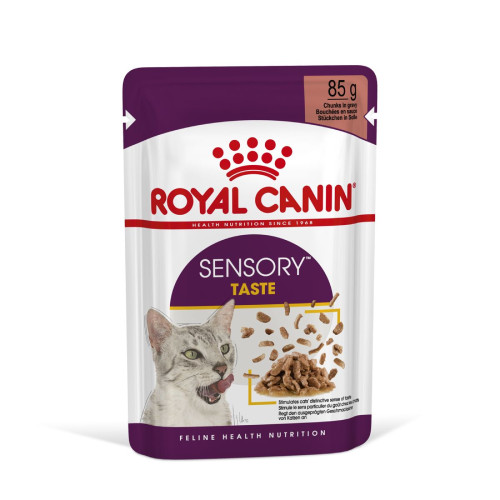 Comida Humeda En Sobre Para Gato Sensory Taste 85 Gr Royal Canin