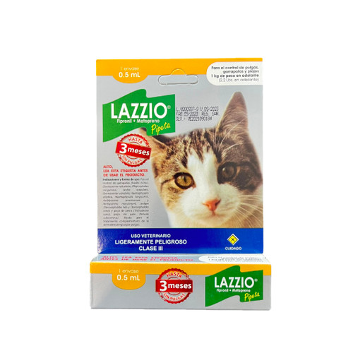 Pipeta Lazzio Gatos 0.50 ML