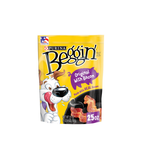 Premio Para Perro Beggin Tiras De Tocino 3 Oz Purina