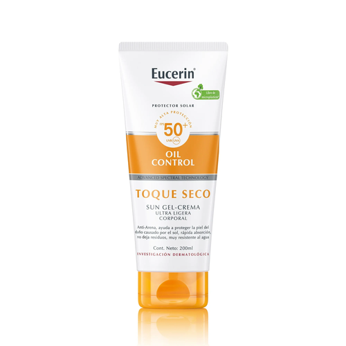 Eucerin Oil Control Sun Gel-Crema Corporal SPF50+ 200ML