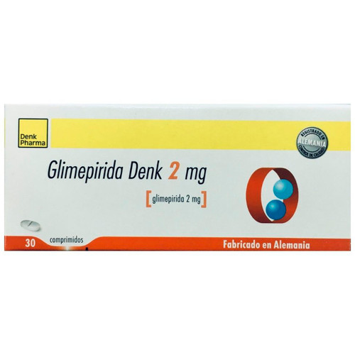 Glimepirida Denk 2MG x 30 Comprimidos SN