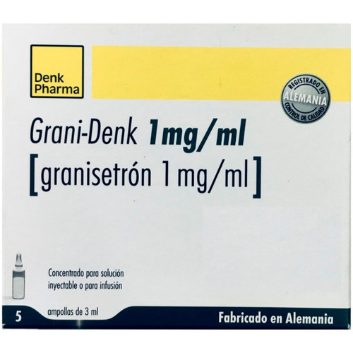GRANI-DENK 1MG/1ML X 5 AMPOLLAS (Granisetron) SN