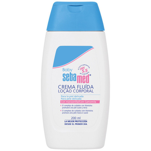 CREMA FLUIDA PARA BEBE FRASCO 200 ML SEBAMED SN