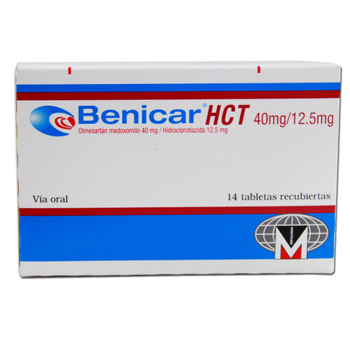 Benicar Hct 40MG/12.5MG x 14 Tabletas SN