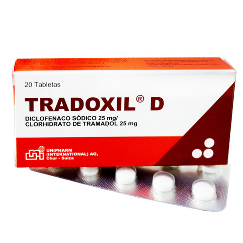 Tradoxil D x 20 Tabletas SN