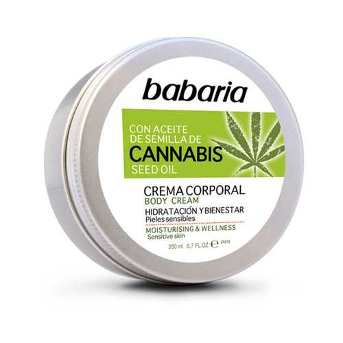 Babaria Crema Corporal con Aceite Cannabis Babaria 200ML SN