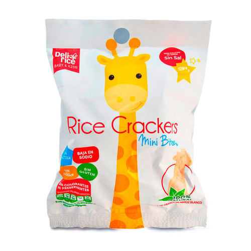 Rice Crackers Mini Bites Sin Sal 20GR SN