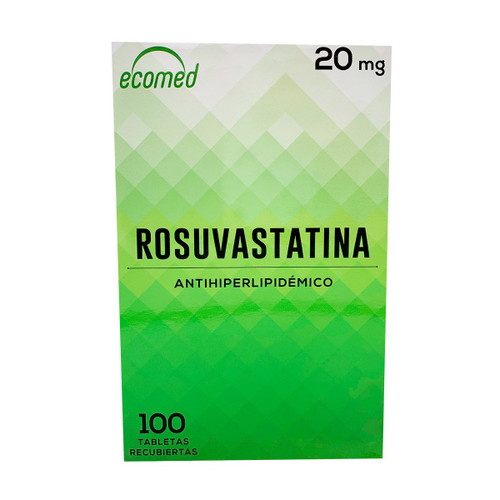 ROSUVASTATINA ECOMED 20MG X 100 TABLETAS SN