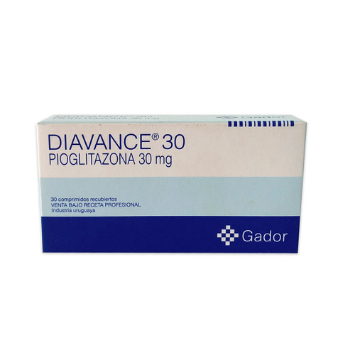 Diavance 30MG Caja x 30 Comprimidos SN