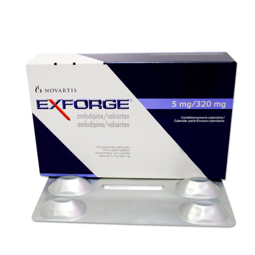 Exforge 5MG/320MG x 14 Comprimidos SN