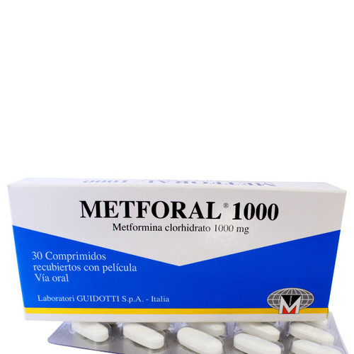 Metforal 1000MG x 30 Tabletas SN