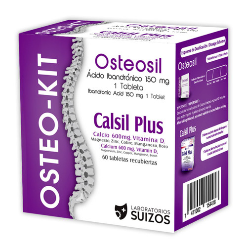 OSTEO-KIT(OSTEOSIL 150MG X1 +CASIL PLUS 600MG X60) SN