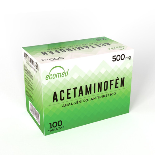 ACETAMINOFEN ECOMED 500MG X 1 TABLETA SN