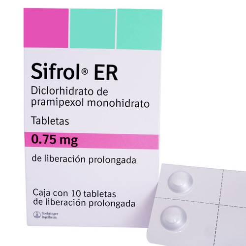 Sifrol Er 0.75MG x 10 Tabletas SN