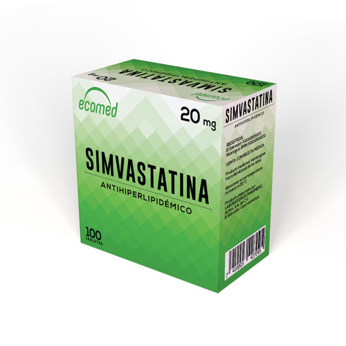 SIMVASTATINA ECOMED 20MG X 100 TABLETAS SN