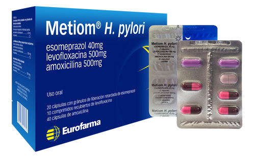 METIOM H. PYLORI X 10 BLISTER