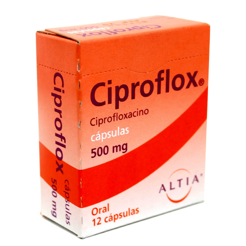Ciproflox 500MG x 12 Cápsulas SN