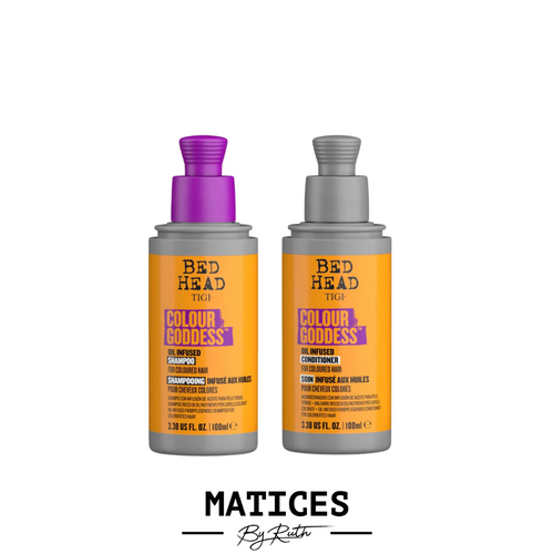 Tigi Bed Head Colour Goddess Shampoo y Acondicionador Pack 100ML