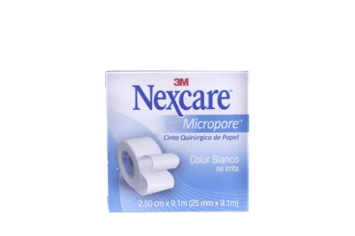 3M Nexcare Micropore Cinta 2.5CMx9.1M x 1 Unidad