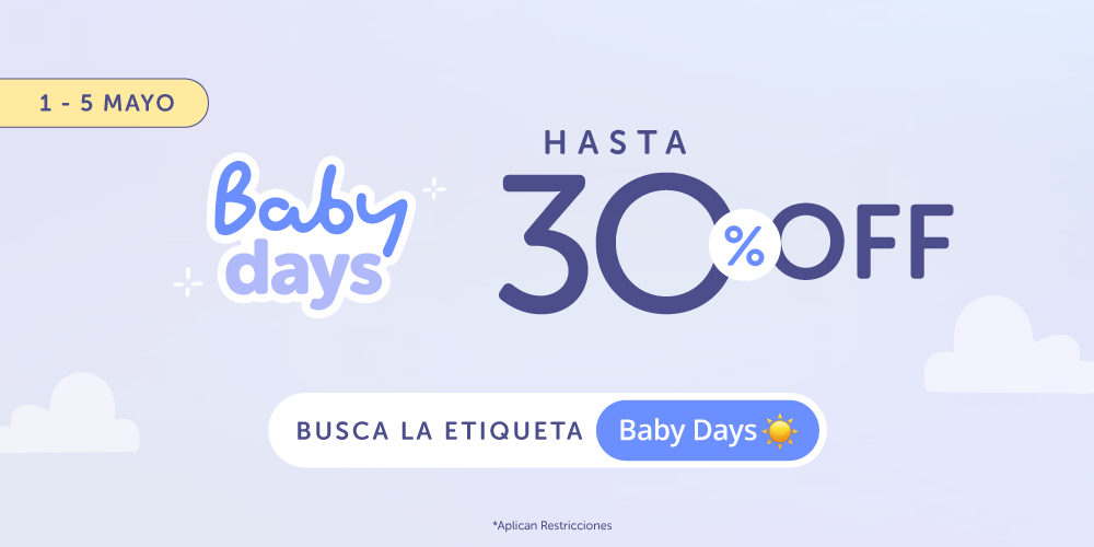 Baby Days Hasta 30% OFF