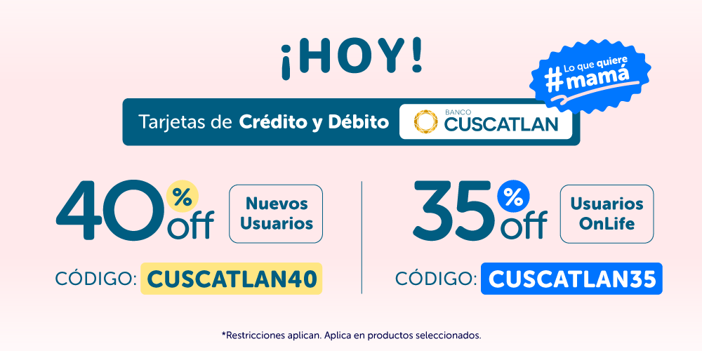 Cuscatlán 35% OFF y 40% OFF