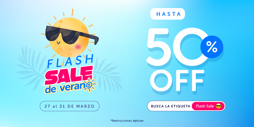 Flash Sale Verano Hasta 50% OFF