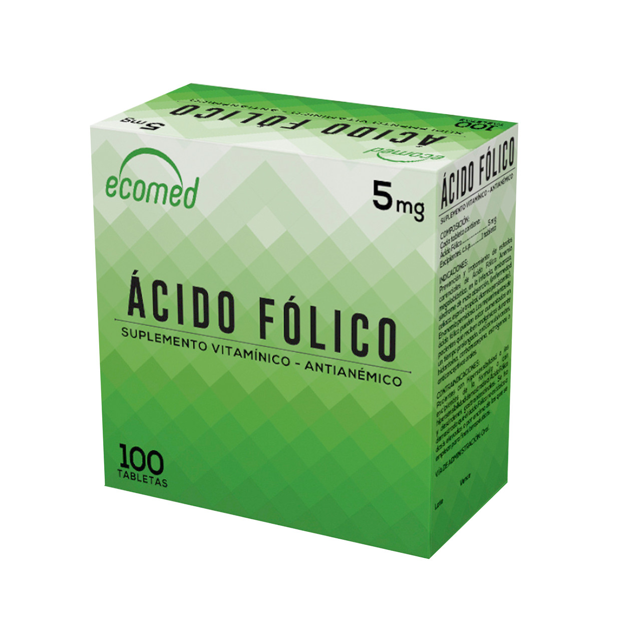 Ácido Fólico 5mg - Dismedin