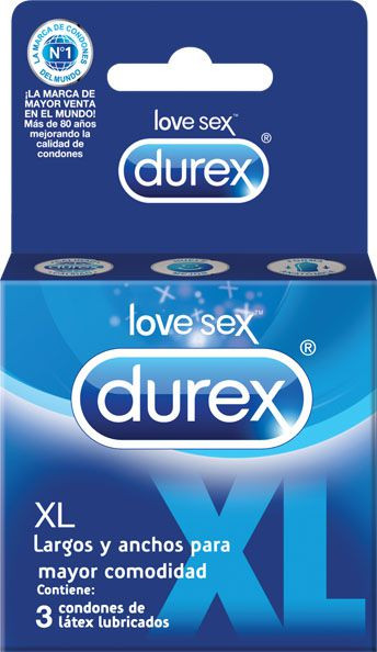 Durex Preservativo Xl 3Pz — Farmacias Arrocha