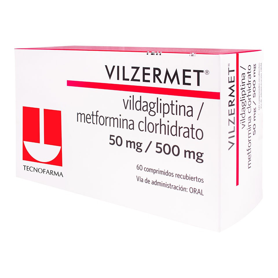 Vildagliptina 50 mg metformina 500 mg precio