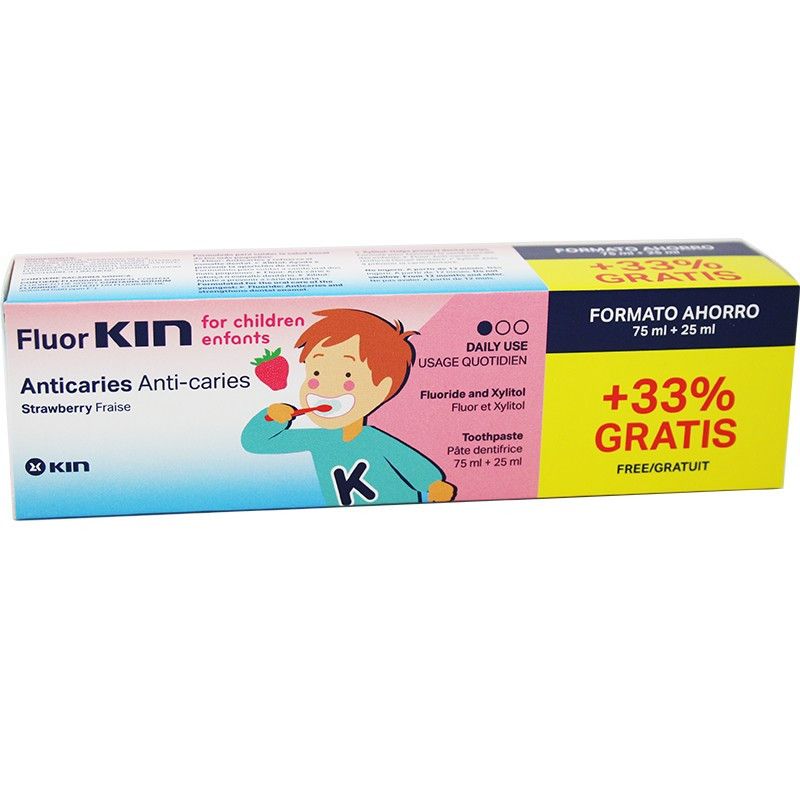 FluorKin Infantil Pasta Dental 50 ml Sabor Fresa