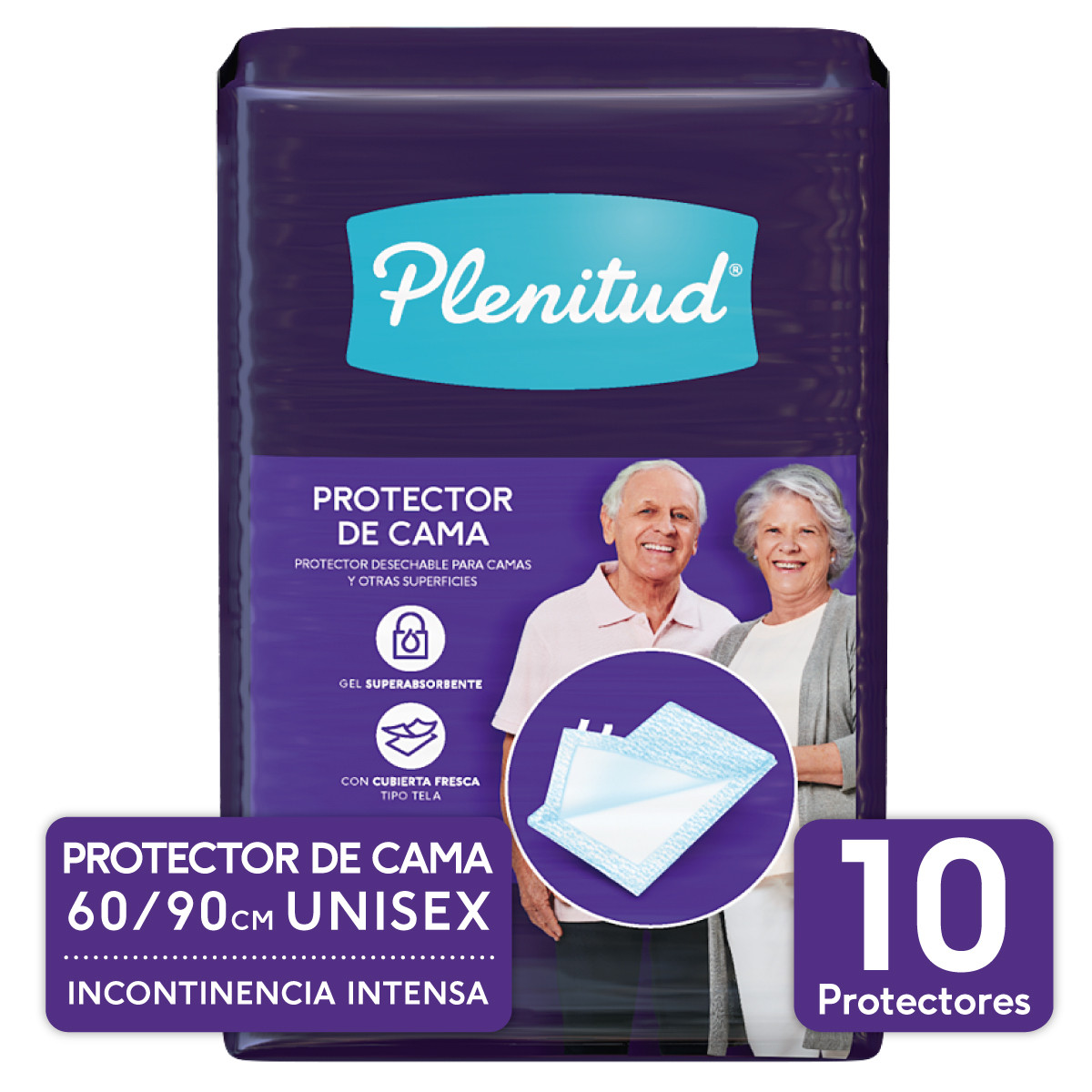 FARMACIA UNIVERSAL - Plenitud Protector de Cama x 10 Unidades