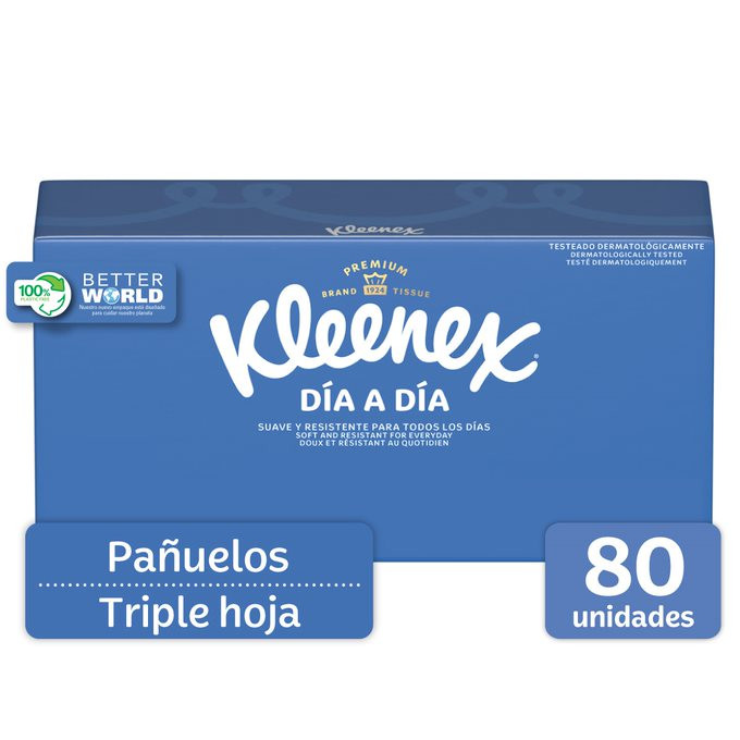 Pañuelos Kleenex Ultra Suavidad 100 Piezas