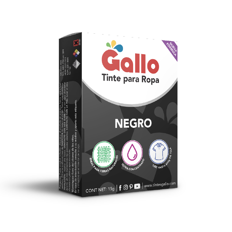 0687232-TINTE ROPA GALLO NEGRO X1 UND