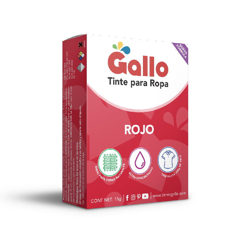 Tintes Gallo - ¡Tintes para ropa Gallo revive el color de tus uniformes!  Encontrános en las principales farmacias y supermercados del país